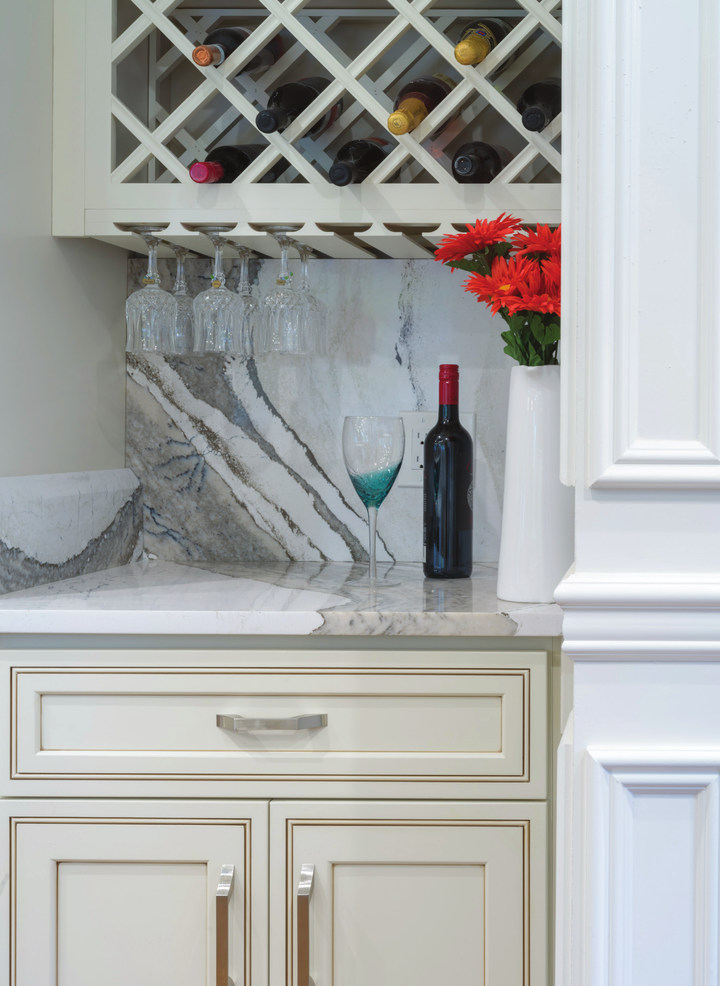 Wine and glass storage