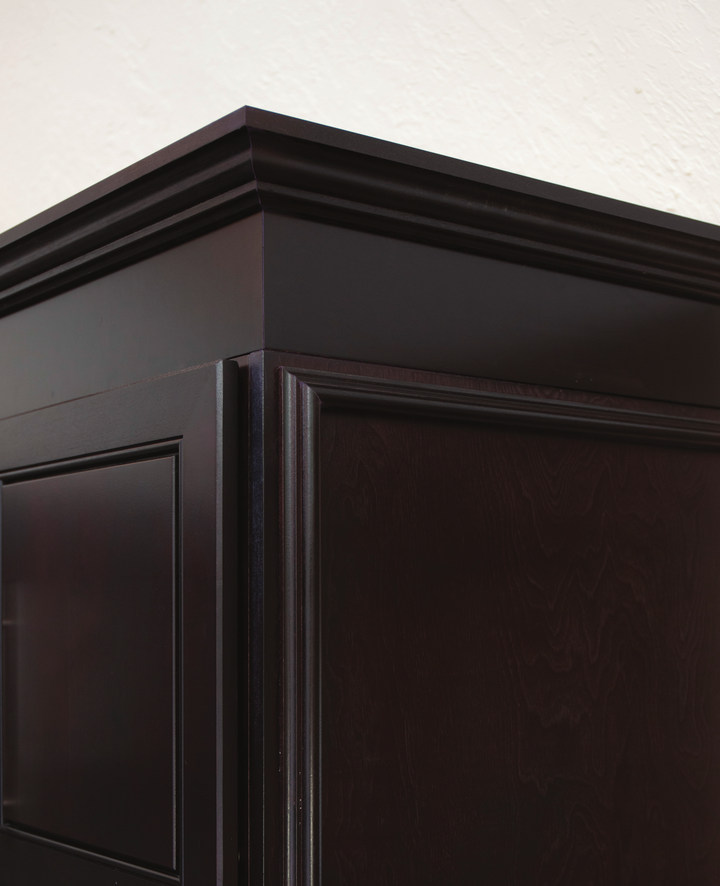 Crown and upper-cabinet trim