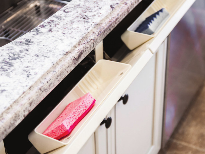 Tilt-out tray — view 1