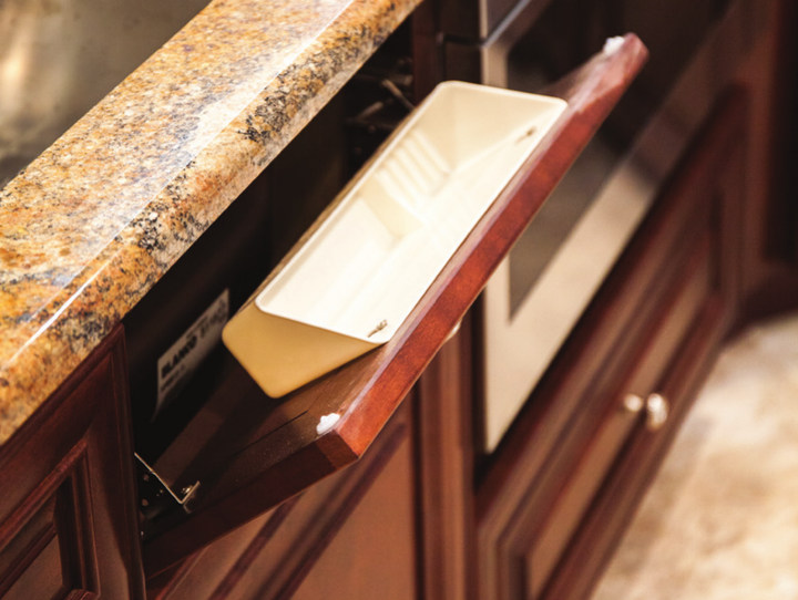 Tilt-out tray — view 2